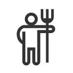 Agriculture Worker SVG Icon